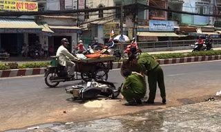 Hiện trường vụ tạt a xít.