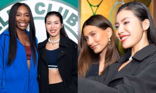 Minh Tú sang Mỹ chơi tennis cùng huyền thoại Venus Williams, gặp gỡ bà xã Justin Bieber