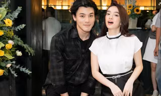 Kaity Nguyễn được Khương Lê chăm sóc tận tình tại sự kiện, fan lập tức "đẩy thuyền"