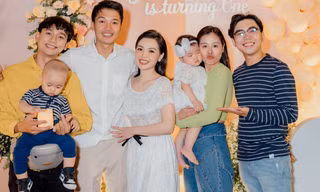 Nam Thư, Minh Dự "đọ" độ dễ thương bên thiên thần nhỏ nhà Quang Tuấn - Linh Phi