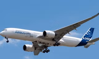 [ĐỒ HỌA] Cận cảnh 'siêu phẩm bay' A350-900 của Airbus