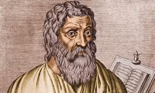 Chân dung Hippocrates được vẽ lại luôn có hình ảnh cái trán nhăn lại, thể hiện sự trăn trở, luôn suy nghĩ về y khoa, sức khỏe con người của ông. Ảnh: Verywell.