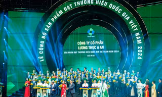 Gạo AAN lần thứ hai liên tiếp nhận giải thưởng Thương hiệu Quốc gia năm 2024 