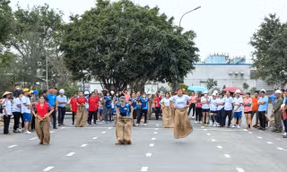 Nhiều hoạt động sôi nổi tại hội thao công nhân viên, người lao động DAP- Vinachem năm 2024 