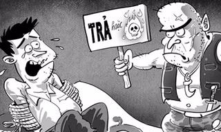 Tông xe, tưới xăng thiêu sống để...siết nợ
