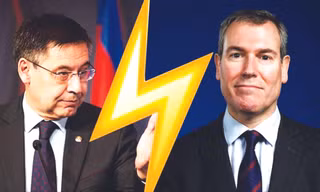 Ông Rousaud (phải) tố cáo chủ tịch Bartomeu tham nhũng 