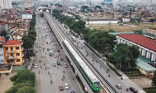 Đường sắt đô thị Hà Nội đội vốn chậm tiến độ kéo dài. Ảnh: Trọng Đảng 