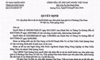 Giả mạo văn bản của Chủ tịch tỉnh Quảng Nam để 'thổi' giá đất