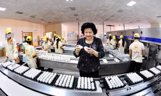 Bà Phạm Thị Huân - Giám đốc Công ty cổ phần Ba Huân. 