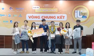 Dự án về thiết bị bơm tiêm truyền thông minh đoạt giải Nhất cuộc thi khởi nghiệp sinh viên