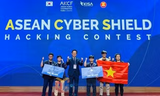 Hai đội trường ĐH Công nghệ thông tin (ĐHQG TP. HCM) đoạt giải Nhất cuộc thi 'An ninh mạng Đông Nam Á'