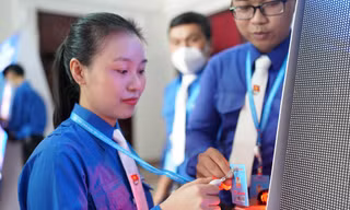 Ứng dụng công nghệ trong Đại hội Đoàn TNCS Hồ Chí Minh tỉnh Bình Thuận khóa XIII, nhiệm kỳ 2022-2027