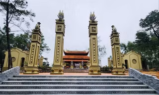 Nhiều hạng mục Đền Trôốc Vực đã hoàn thành và đưa vào hương khói