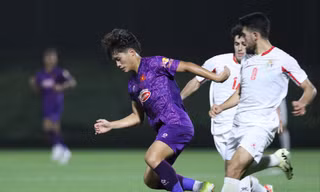 U23 Việt Nam đã thể hiện tốt trong trận hòa 0-0 trước U23 Jordan. Ảnh: Anh Đoàn