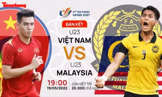 U23 Việt Nam sẽ đánh bại U23 Malaysia để vào Chung kết SEA Games 31?. Ảnh: Kiều Tú