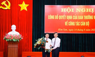 Chánh án TAND tỉnh Ninh Bình nhận nhiệm vụ mới 
