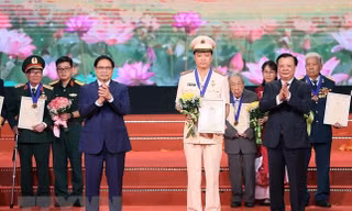 Chân dung người lính vừa được vinh danh 'Công dân Thủ đô ưu tú' 