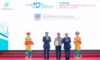 NPK Phú Mỹ - Thương hiệu Vàng nông nghiệp Việt Nam năm 2023
