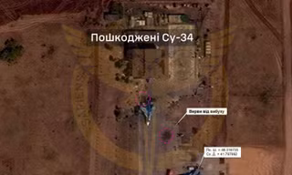 Ukraine xác nhận phá hủy cường kích-ném bom Su-34 của Nga ở sân bay Morozovsk 