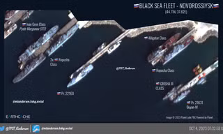 Nga đưa hàng chục chiến hạm của Hạm đội Biển Đen từ Sevastopol tới Novorossiysk 