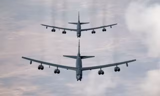 Máy bay ném bom B-52H của Mỹ xuất hiện ở Trung Đông