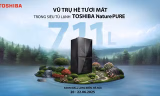 Toshiba thu hút gia đình Việt trải nghiệm tủ lạnh NaturePURE 711L mới tại AEON Mall