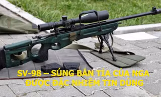 SV-98 – Súng bắn tỉa của Nga được đặc nhiệm tin dùng
