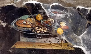 Phát hiện bức bích họa 2.000 năm tuổi gợi tả đến món pizza