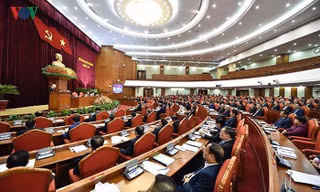 Hội nghị TƯ 10 sẽ bàn nhiều nội dung quan trọng của Đảng và đất nước. Trong ảnh là phiên khai mạc Hội nghị TƯ 9, khóa XII vào tháng 12/2018. 