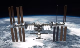 Trạm vũ trụ quốc tế. Ảnh: NASA