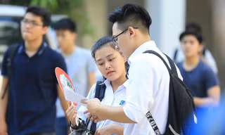 Thí sinh dự thi kì thi THPT quốc gia. Ảnh: Như Ý