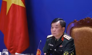 Thượng tướng Hoàng Xuân Chiến, Thứ trưởng Bộ Quốc phòng. (Ảnh: Dương Giang/TTXVN) 
