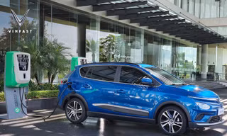 Vinfast bất ngờ công bố hình ảnh thực tế ô tô điện VF e34