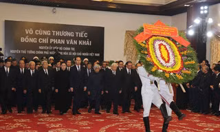 Lễ viếng nguyên Thủ tướng Phan Văn Khải