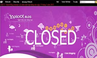 Hôm nay Yahoo Blog đóng cửa tại Việt Nam