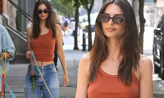 Emily Ratajkowski diện mốt không nội y ra phố, không tha thứ cho chồng ngoại tình