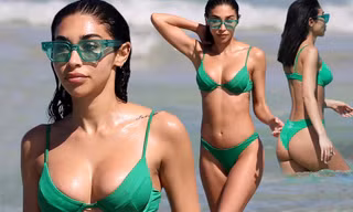 Nữ DJ nóng bỏng Chantel Jeffries khoe dáng đẹp như tượng tạc ở biển