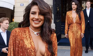 Hoa hậu Priyanka Chopra diện mốt không nội y, xẻ ngực sâu nóng bỏng