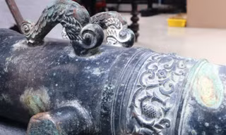 Độc đáo súng đồng thần công thành Điện Hải có nguồn gốc từ Hà Lan