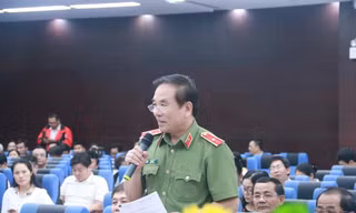 Thiếu tướng Vũ Xuân Viên thông tin về vụ cướp hơn 40 triệu.