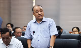 Ông Lê Quang Nam, Giám đốc Sở TN&MT thành phố Đà Nẵng thông tin về sự việc. 