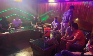 Động lắc karaoke Không gian xưa ở quận Thanh Khê, TP Đà Nẵng vừa bị công an phát hiện. 