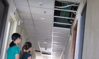 Chung cư dành cho công nhân vừa sử dụng đã xuống cấp