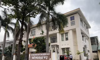 Sở Ngoại vụ tỉnh Quảng Ngãi. Ảnh: Nguyễn Ngọc