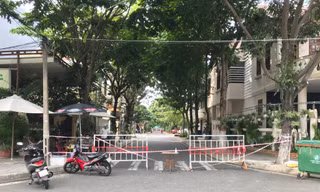 Khu vực từ số 02 đến 48 đường Hồ Huân Nghiệp đã được thiết lập vùng cách ly y tế. 