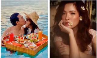 Vợ chồng Trấn Thành khoe ảnh đi du lịch cực tình tứ; Đan Lê đẹp tựa “nàng thơ“