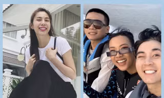 Thuỷ Tiên gửi lời cảm ơn tới những người ủng hộ; Bộ ba HLV Rap Việt đi thư giãn