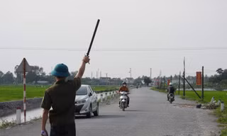 Từ ngày 2/5, Hà Nam đã thiết lập vùng cách ly y tế đối với toàn bộ xã Đạo Lý (huyện Lý Nhân) là nơi ca bệnh gốc 2899 sinh sống - Ảnh: Hoàng Long