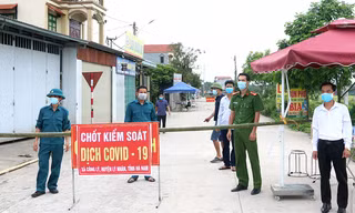 Hà Nam quyết định phong toả một thôn thuộc xã Công Lý, huyện Lý Nhân vì có người mới mắc COVID-19 - Ảnh: HN