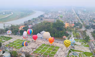 Sắp diễn ra lễ hội khinh khí cầu Vĩnh Phúc bay lên